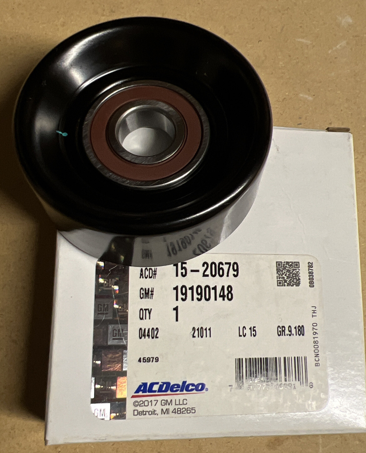 AC Delco 38006 Accessory Belt Idler Pulley For 972008 Pontiac Grand