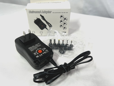 Power Adapter 30W Universal AC / DC 3V-12V Multi Voltage Charger Converter  EUC