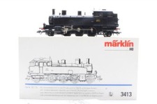 Locomotive à Vapeur Märklin 37134 - HO échelle 1/87 - Chemins De Fer Suédois (SJ) - Neuve