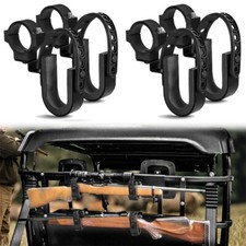 4pcs UTV ATV Gun Holder Grip 2-Gun Mount Racks for Polaris RZR Ranger Can-Am Car