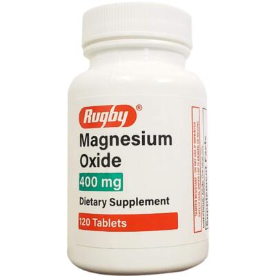 Mag Ox Magnesium Supplement Pack of 3 High Potency 400mg 120 Servings