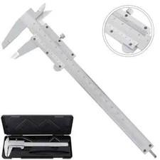 150Mm Vernier Caliper Stainless Micrometers Gauge Precision Measuring Tools New