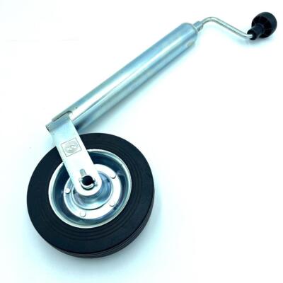 Stützrad für Anhänger Ø 48 mm, Stützlast 150 kg, Metallfelge, Winterhoff