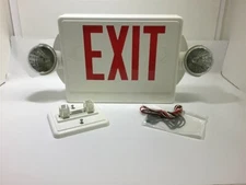 Lithonia Lighting LHQMSW3RM4 Thermoplastic Exit Unit Combo