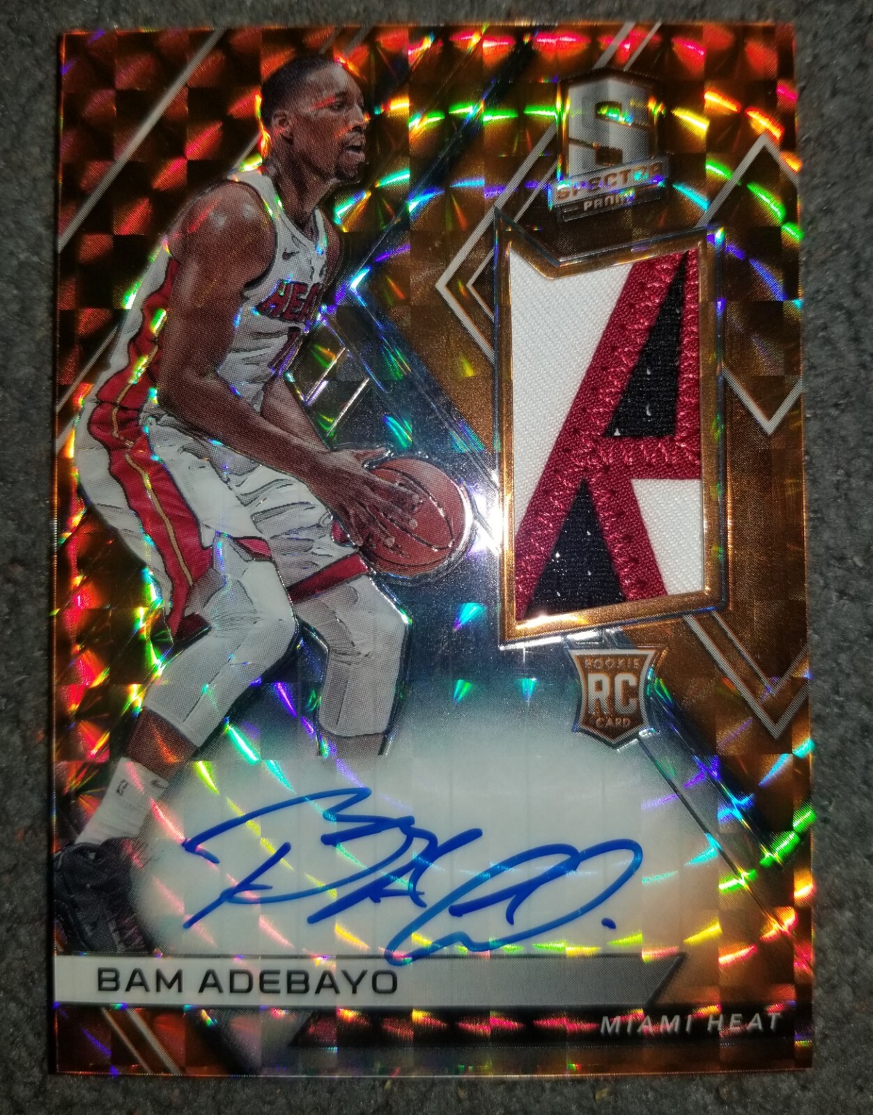BAM ADEBAYO ROOKIE AUTOGRAPH PSA