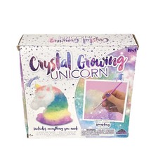 Crystal Growing Unicorn Create Craft Kit By Horizon Group USA,  Opened Box 