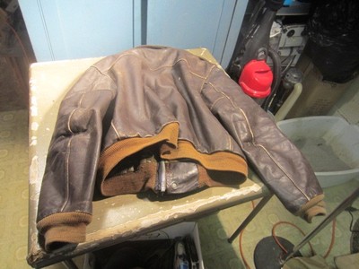 Blouson Flight Jacket SCHOTT Années 70 - Modèle IS-674-MS, Cuir Marron, Taille 44US/52FR | Vintage USA