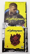 BRAND NEW Cyberpunk 2077 Samurai Demon pin enamel CD Projekt Red