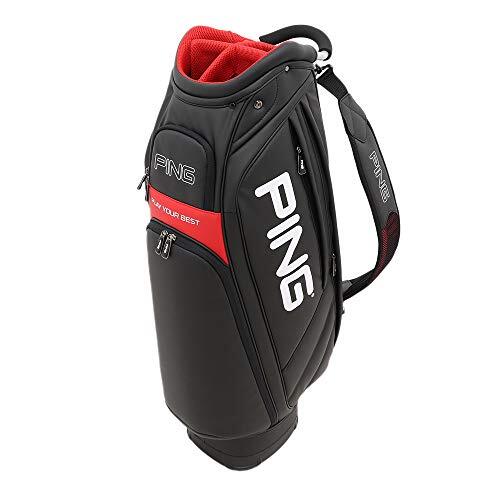PING Caddy Bag 9.5 type 47 inches Golf Bag Black / Red - Picture 2 of 5