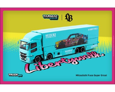 #ad Tarmac Works Mitsubishi Fuso Super Great LB TRUCKS Suzuki Truck64 1 64 $60.29