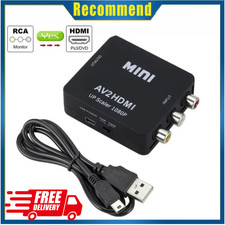 RCA to HDMI Converter Adapter AV 1080P For TV Audio Video Composite CVBS AV2HDMI