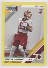 2019 Panini Donruss Rookies Press Proof Yellow Kelvin Harmon #299 1g0