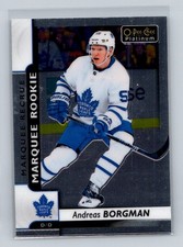 2017-18 O-Pee-Chee Platinum #183 Andreas Borgman RC Toronto Maple Leafs