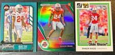 Shaun Wade 2021 Prizm Draft Picks Green Prizm Rookie #137 +#329 + #29 Ohio