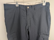 Dickies Cargo Pants 36x34 Mens Blue Relaxed Fit Work Trousers LP72DN Straight