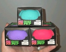 Schylling NeeDoh Funky Pup - Pink Purple BLUE...