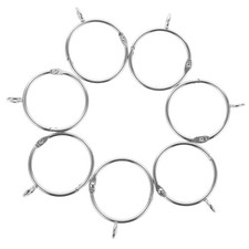  20 Pcs Anneaux De Rideau Douche Crochets À Draperies En Acier Inoxydable