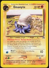 Omanyte 60/75 Unlimited Common Neo Discovery MP Pokemon on eBay