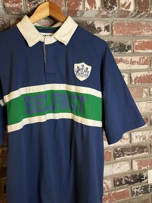 Men s Northern Ireland Belfast UK Rugby Polo Tshirt