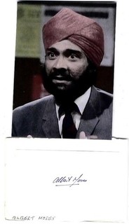 Albert Moses vintage signed card Mind Your Language
