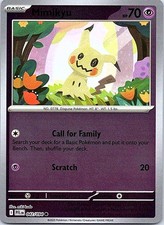 Mimikyu 042/094 Common Phantasmal Flames Pokemon Reverse Holo Near Mint