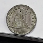 1876 Liberty Seated Quarter - VF Details, Cleaned (#61639-L)