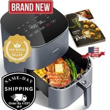 NEW COSORI Air Fryer Pro 9-In-1, 5QT, 450℉, One-Wipe Clean, 130+ Recipes, Gray