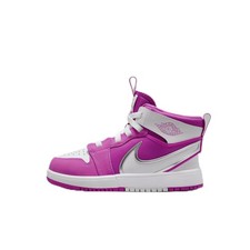 Jordan Little Kids' 1-Mid RM Easy On Sneakers - Fire Pink/White