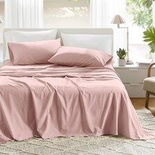 100 Cotton Sheets King, Breathable  Ultra Soft Cotton Sheets, Naturally Cool