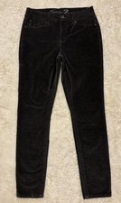 Seven7 Jeans Gray Velvet Tummyless High Rise Skinny Womens Pants 8