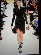 Archival Louis Vuitton by Marc Jacobs F/W 2009 Runway Ruffle Bow Coat  FR44 US12