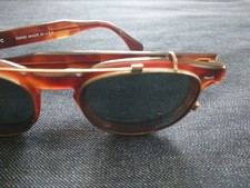 Shady Character Arnel 48-24 Amber TART Optical Vintage Clip-On James Dean