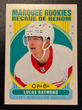 2021-22 OPC LUCAS RAYMOND ROOKIE CARD (#627) - FREE SHIPPING. rookie card picture