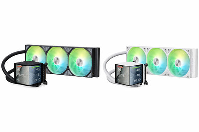 TRYX Panorama 360 ARGB Asetek 8th Gen V2 AIO Cooler Series (Black/White)