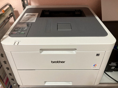 BARELY USED Brother HL-L3210CW Color Laser Printer + Toner Wireless ONLY740 Page