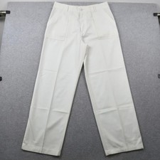 Vintage Military White OG 507 Fatigue Workwear Pants 34x31