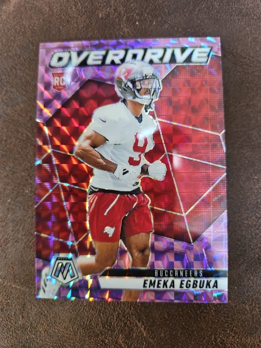 EMEKA EGBUKA 2025 PANINI MOSAIC OVERDRIVE RC PURPLE /49 #5