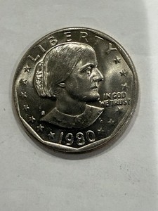 1980 S Susan B Anthony Proof Dollar Single Gem Deep Cameo CN-Clad 60