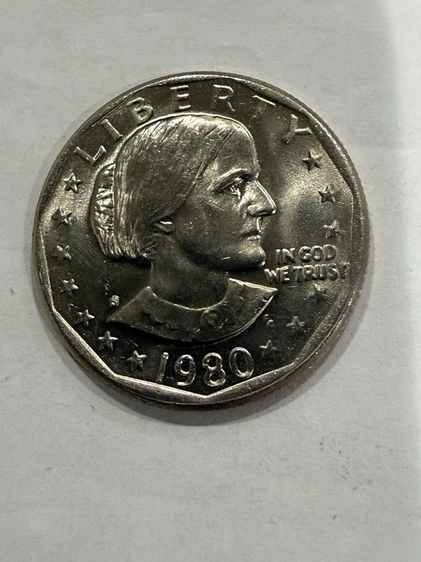 1980 S Susan B Anthony Proof Dollar Single Gem Deep Cameo CN-Clad 60