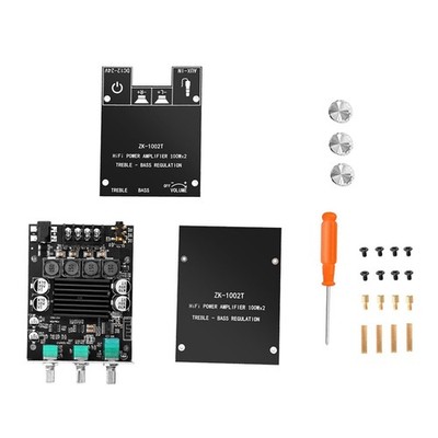 ZK-1002T Bluetooth 5.0 Amplifier Board 200W Dual Channel Hifi Audio AMP Module