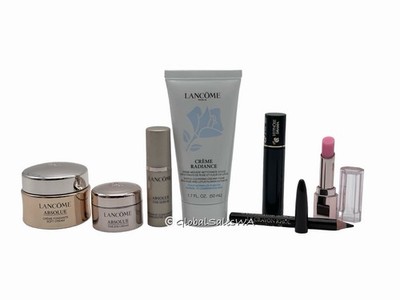 Lancome Absolue Soft Eye Cream .5 Oz Serum Mini Lipstick & Bag 8