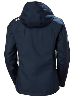 34447 Helly Hansen Women's Crew Hooded Midlayer Jacket 2.0 NAVY SMALL