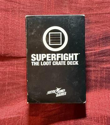 Superfight The LootCrate Deck by Skybound Games -  100 card deck - Limited run
