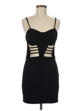 Nasty Gal Inc. Women Black Casual Dress M