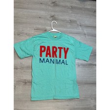 Vintage Top Hale Party Manimal T Shirt XL 90s Novelty Graphic Tee Made in USA