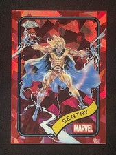 2025 Topps Chrome Marvel Sapphire Comics Sentry Red Sapphire 3/5 #168
