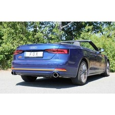 FOX Racing Komplettanlage ab VSD einflutig je1x100 für Audi A5 quattro B9 Cabrio