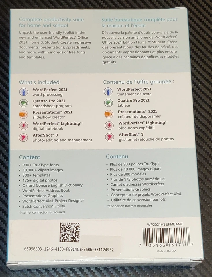 Corel Wordperfect Office Home & Student 2021 New Sealed - Image 2 of 4