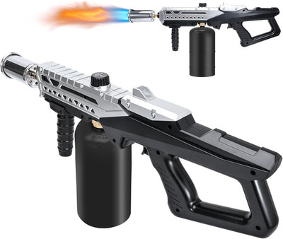 Propane Torch Gun Flamethrower Gun with Adjustable Flame Blow Torch Lighter for