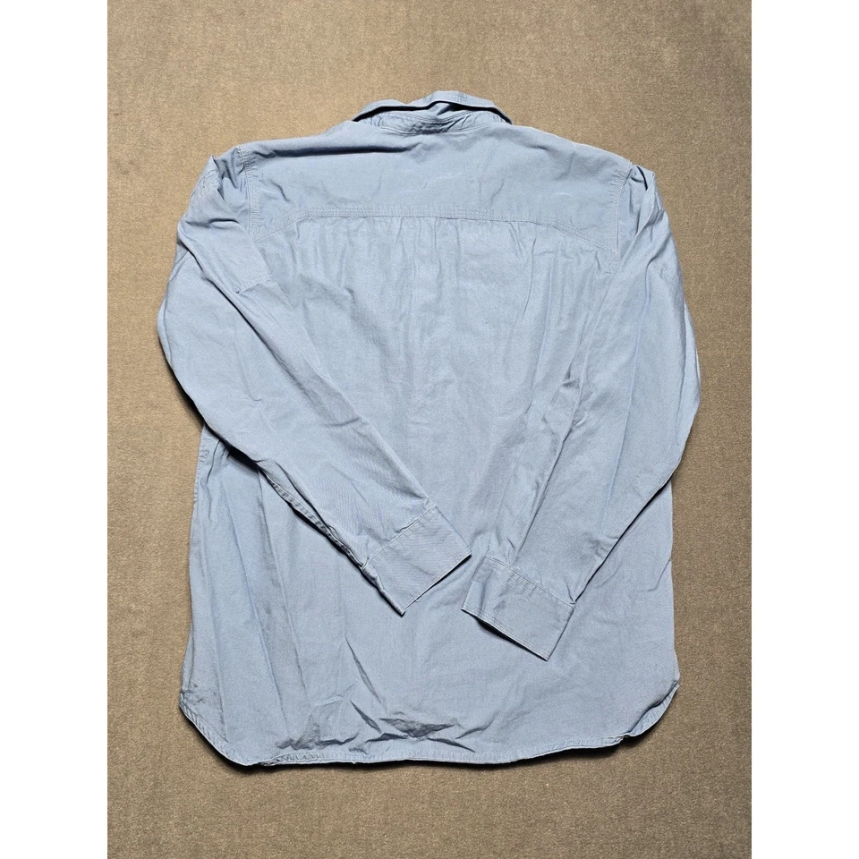 5.11 Tactical Mens Long Sleeve Shirt Blue Work Utility Button Up Large - Image 4 of 4